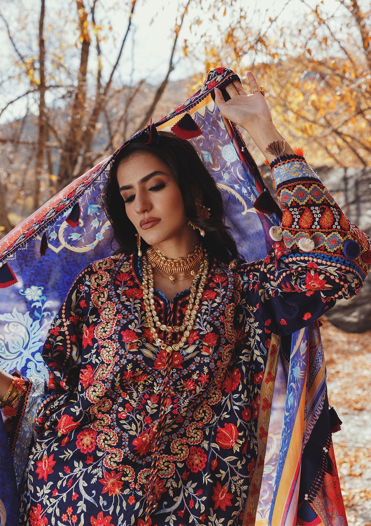Aik Atelier Vol. 1 Look 05 Style — Mairaz Lawn Suit