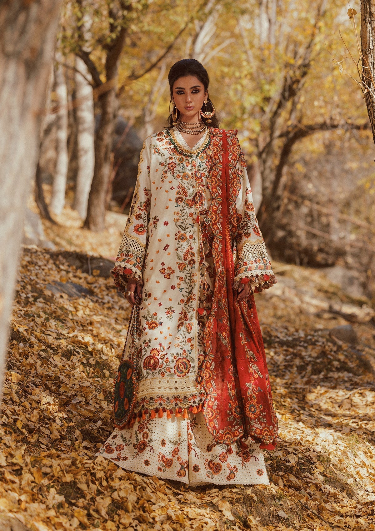 Aik Atelier Vol. 1 Look 07 Style — Mairaz Lawn Suit
