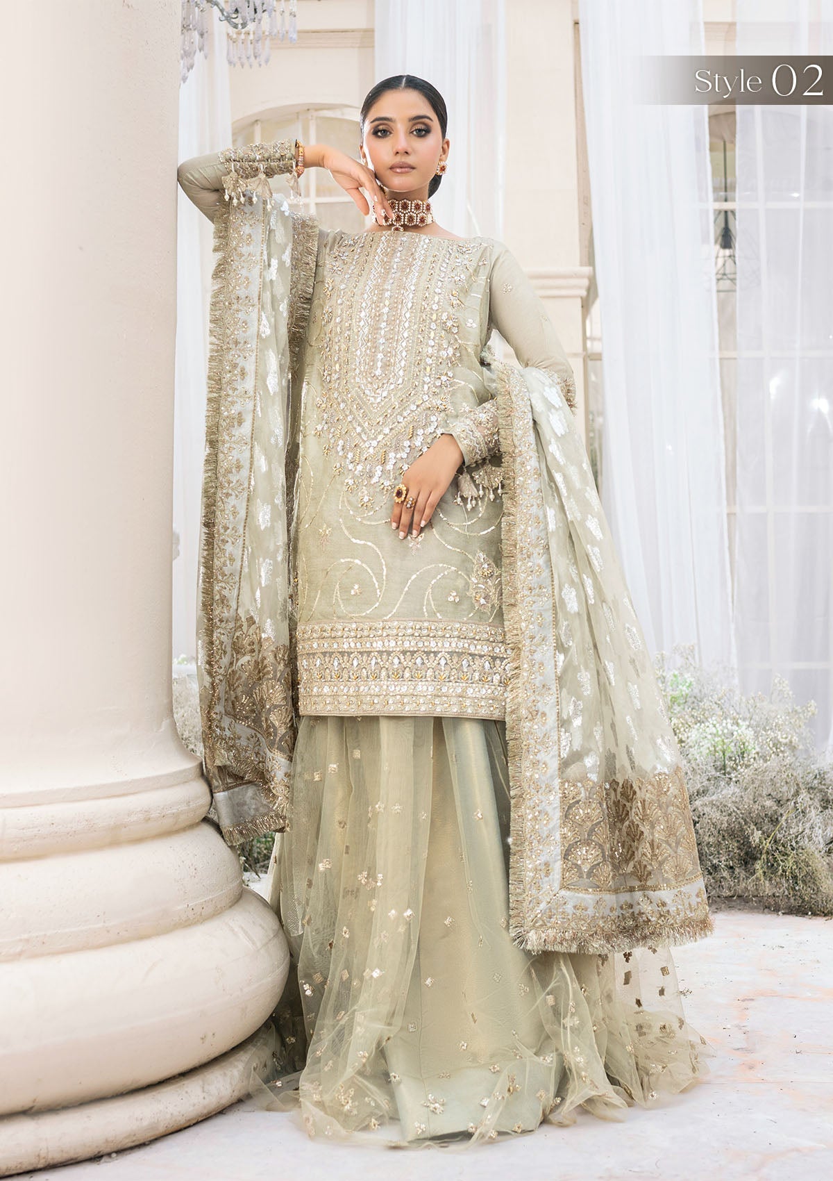 Aik Atelier Wedding Festive Look 04 Style — Mairaz Three-Piece Suit