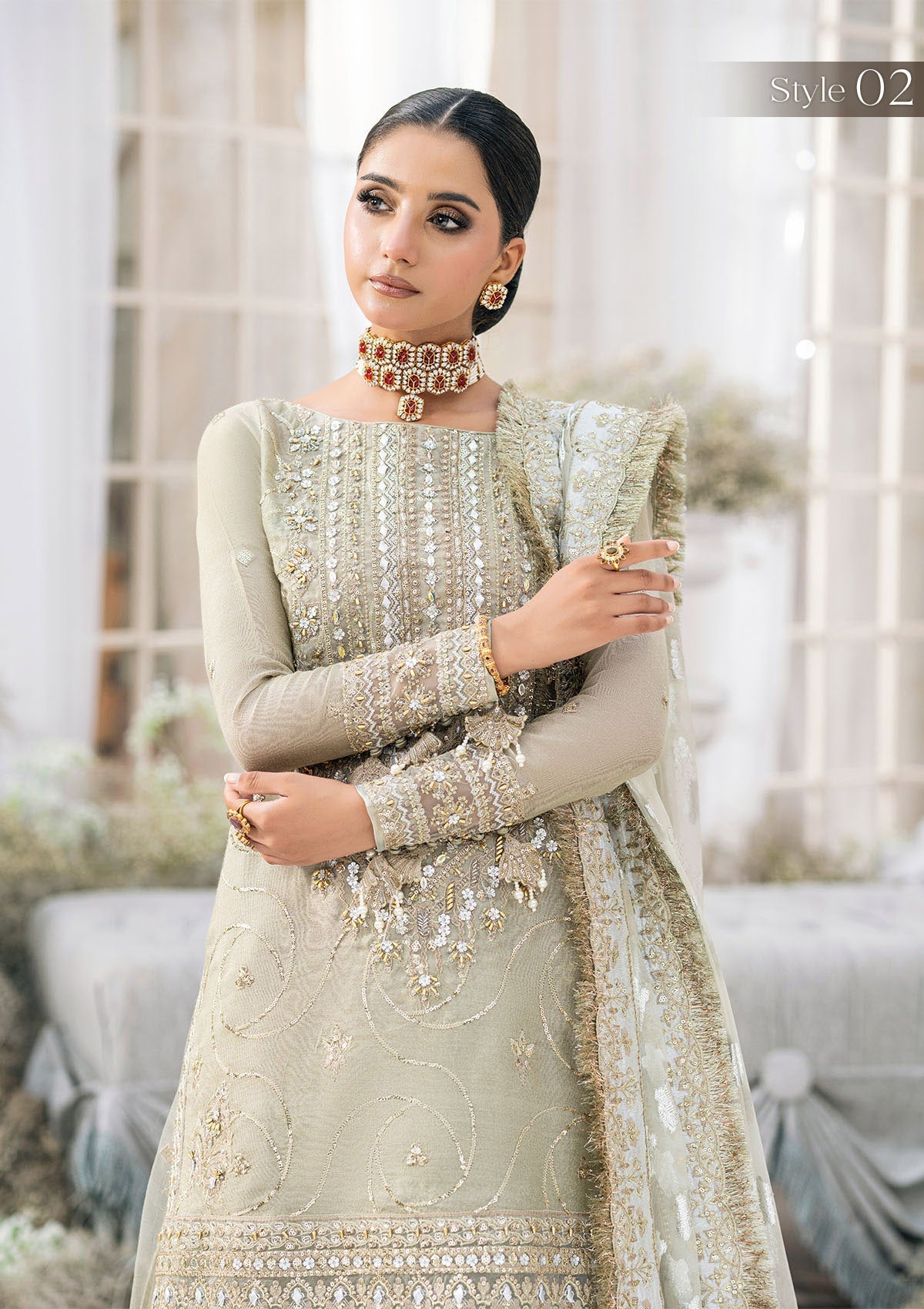 Aik Atelier Wedding Festive Look 04 Style — Mairaz Three-Piece Suit