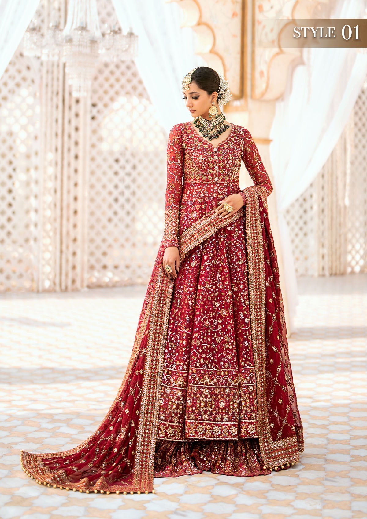 Aik Atelier Wedding Festive Look 01 Style — Mairaz Three-Piece Suit