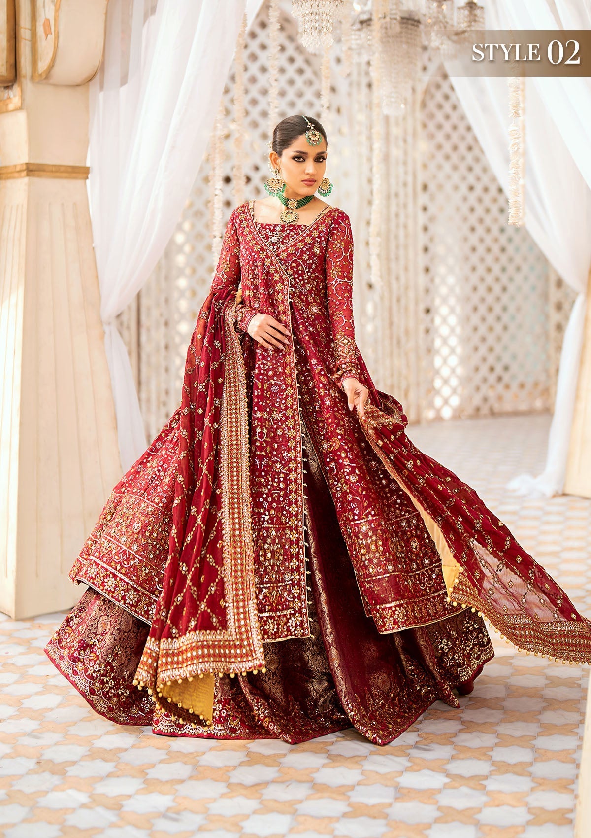 Aik Atelier Wedding Festive Look 01 Style — Mairaz Three-Piece Suit