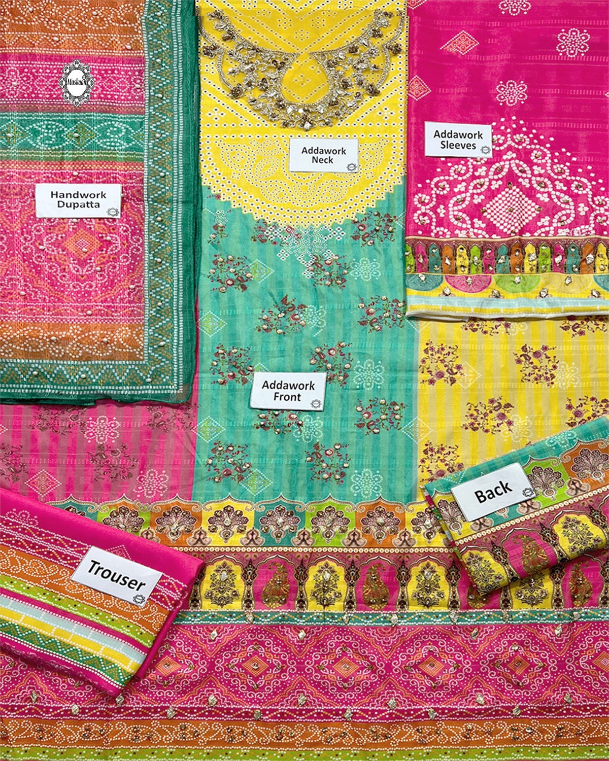 Ansab Jahangir Elif Style fabric and embellishment detail