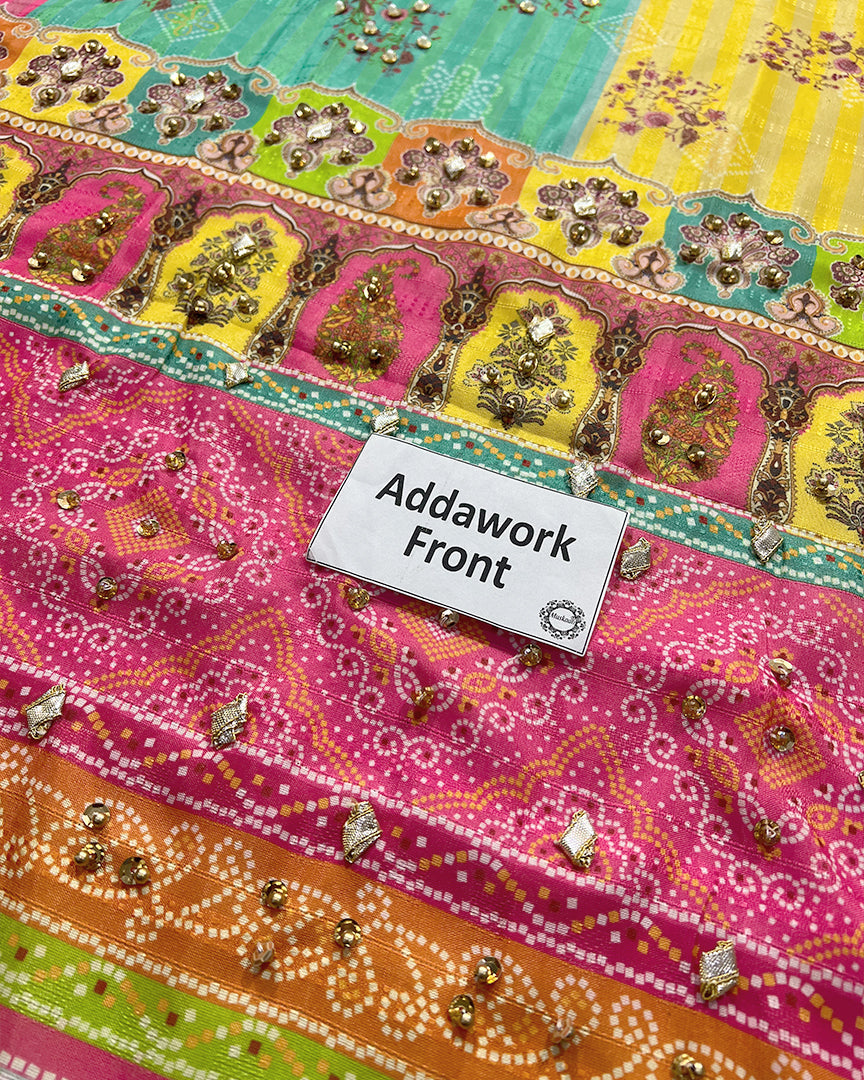 Ansab Jahangir Elif Style addawork front detail