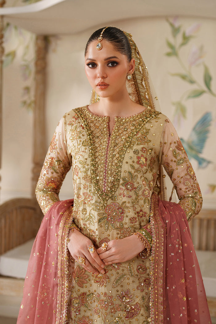 Baroque CH14-02 Style embroidered formal dress
