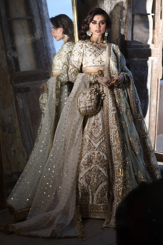 MNR Bibbojaan Style — Mairaz White & Gold Wedding Maxi