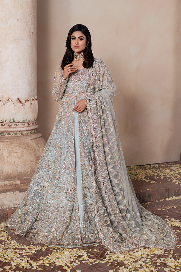 Soraya Ciel Style — Mairaz Ice Blue Wedding Maxi
