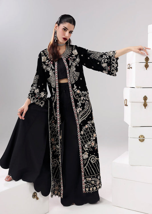 Black Swan Style — Mairaz Black Three-Piece Suit
