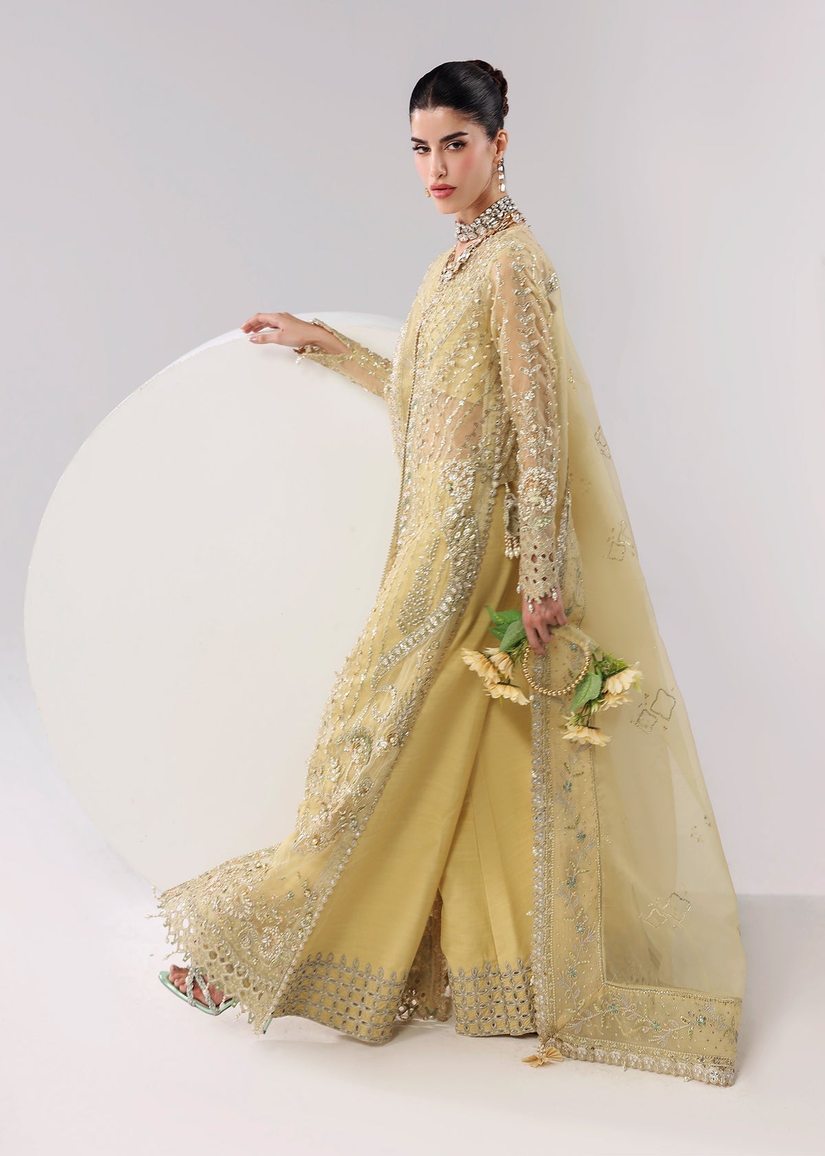 Amber Haze Style — Mairaz Butter Yellow Three-Piece Suit