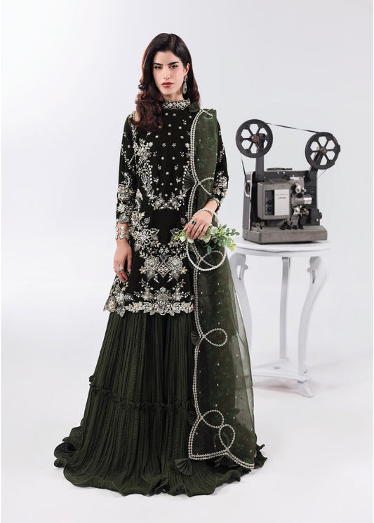Velvet Dream Style — Mairaz Dark Olive Three-Piece Suit