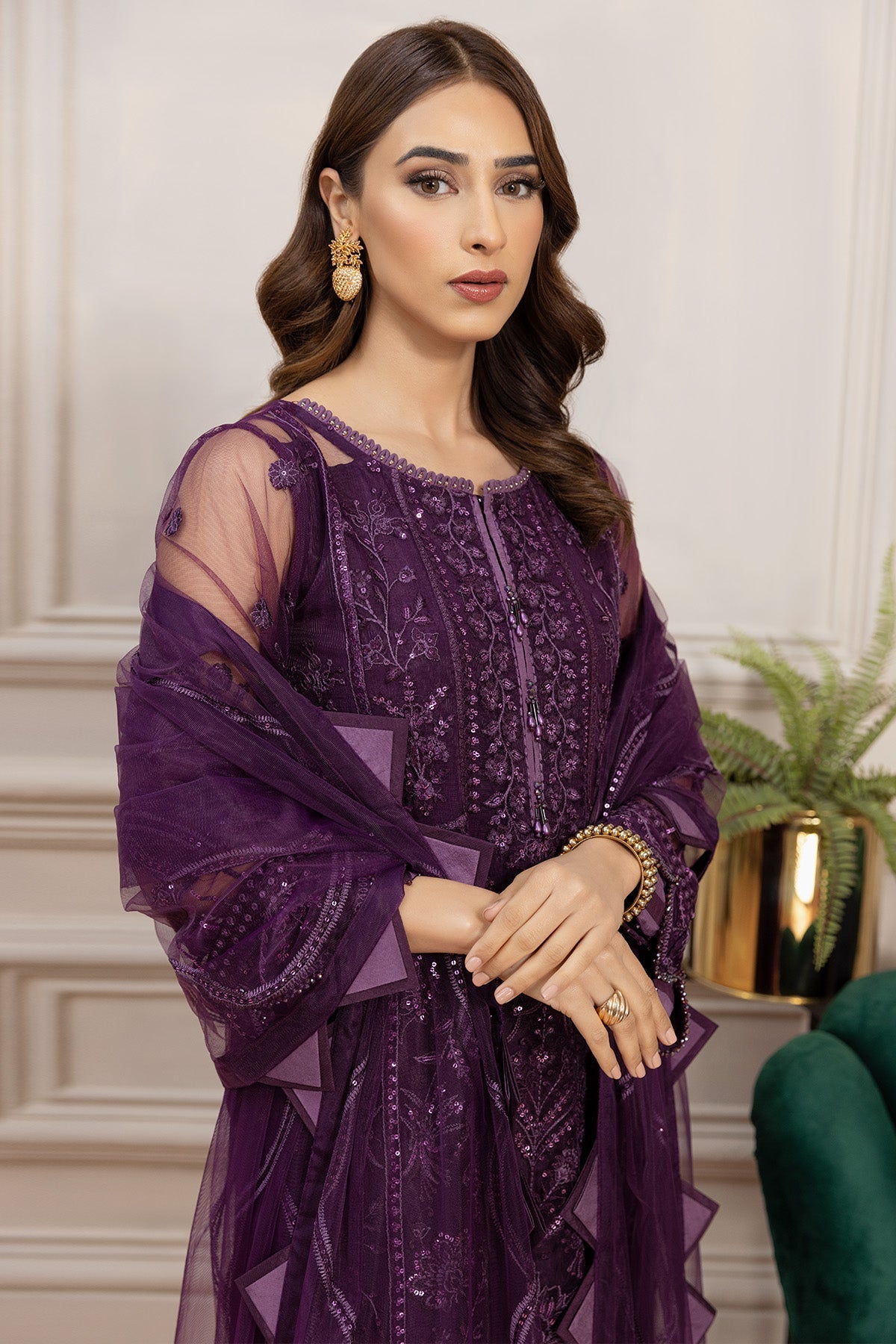 Farasha Damsel Style — Mairaz Three-Piece Suit