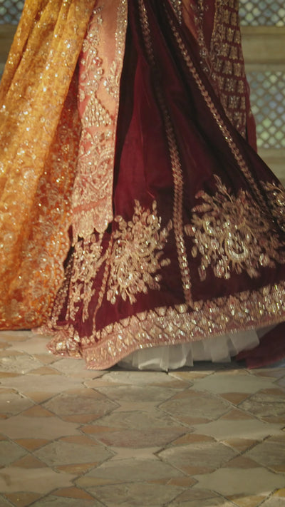 Aik Atelier Dastoor - Look 06 Style — Mairaz Lehenga