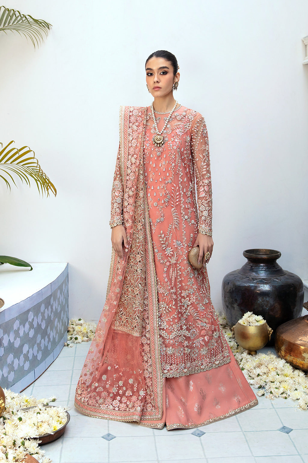 Soraya Elza Style — Mairaz Peach Sharara