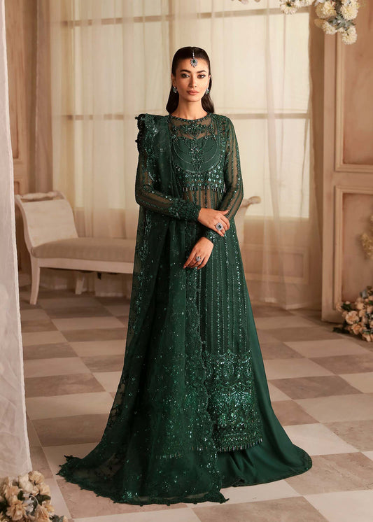 Akbar Aslam Emeraude U-1541 Style — Mairaz Three-Piece Suit