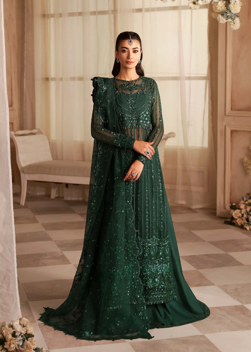 Akbar Aslam Emeraude U-1541 Style — Mairaz Three-Piece Suit