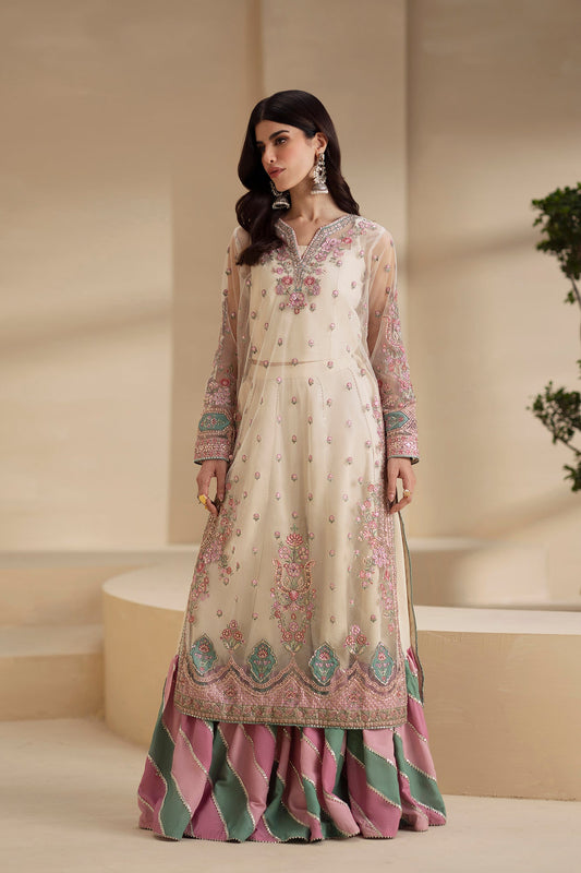 Ethnc Coconut Milk embroidered gharara style full outfit reference