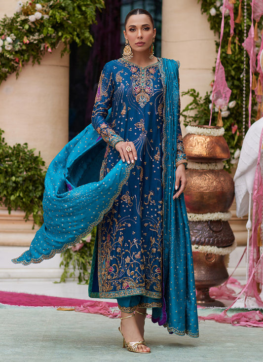 Farah Talib Aziz Nihal Teal style reference image 1