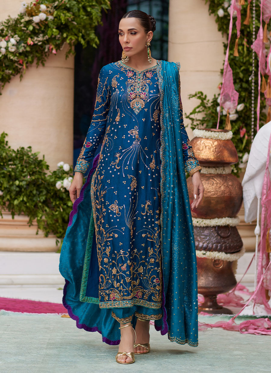 Farah Talib Aziz Nihal Teal style reference image 3