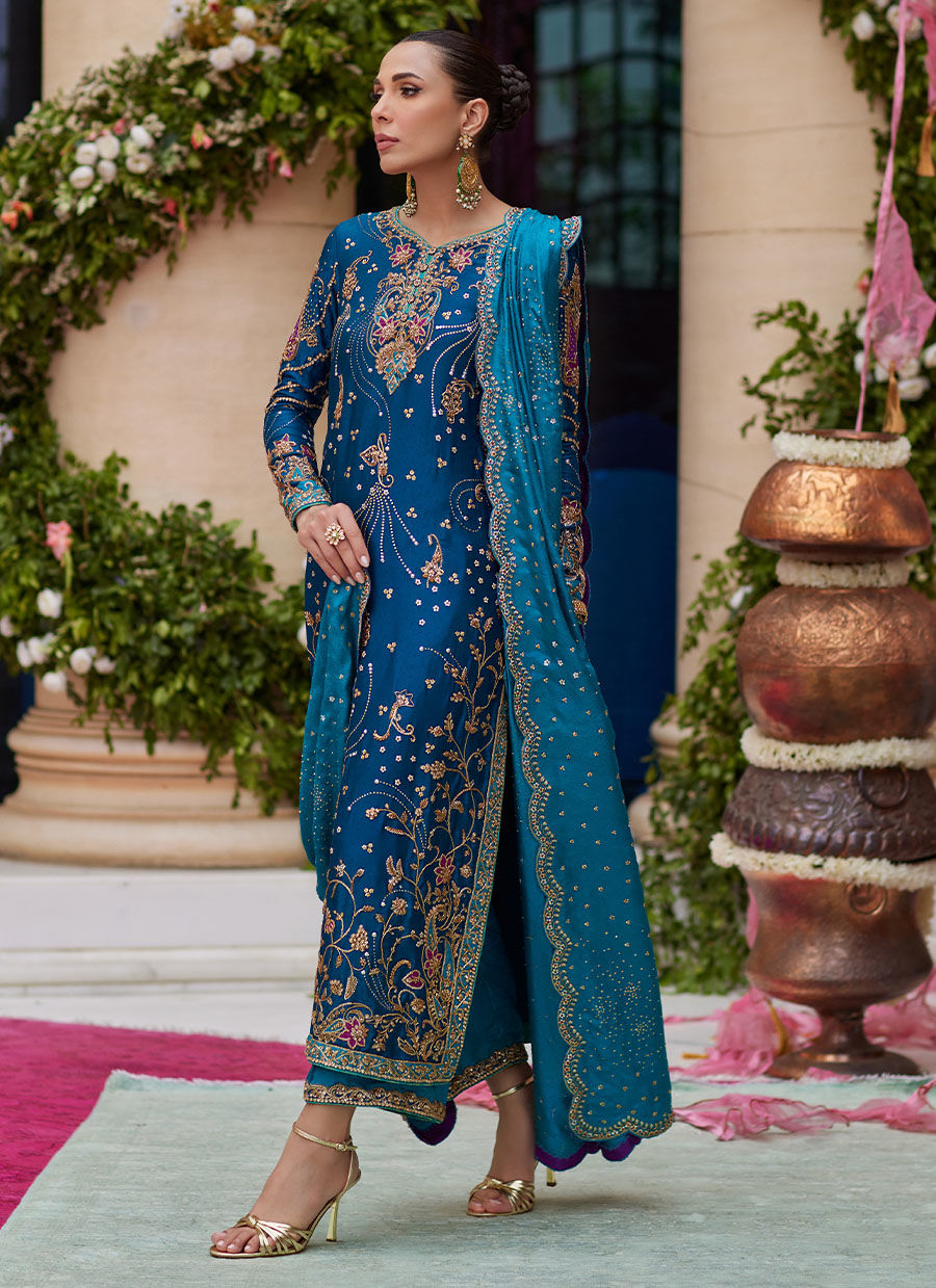 Farah Talib Aziz Nihal Teal style reference image 4