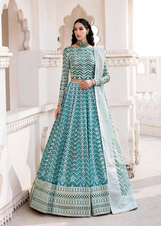 Akbar Aslam Gulrukh U-1516 Style — Mairaz Lehenga