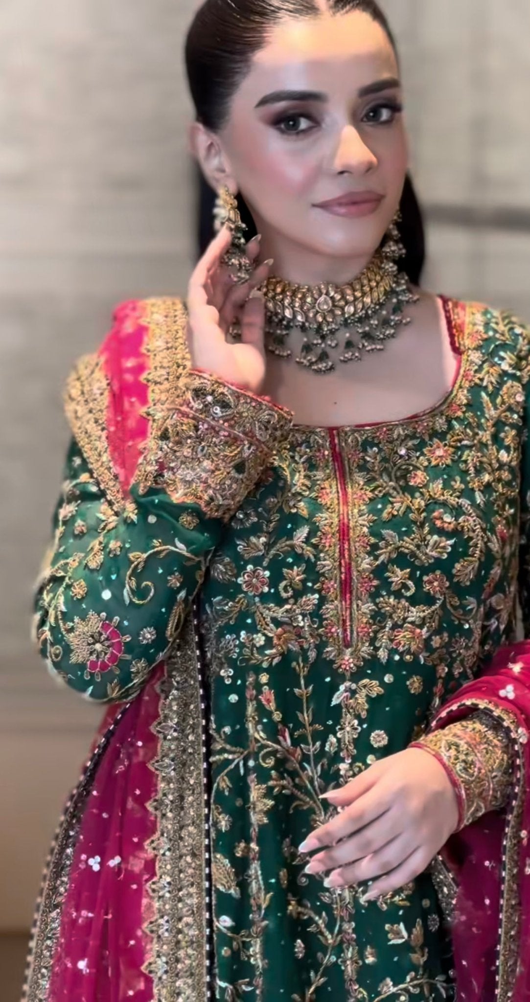 Haris Shakeel – Aimen Style, full outfit view 8
