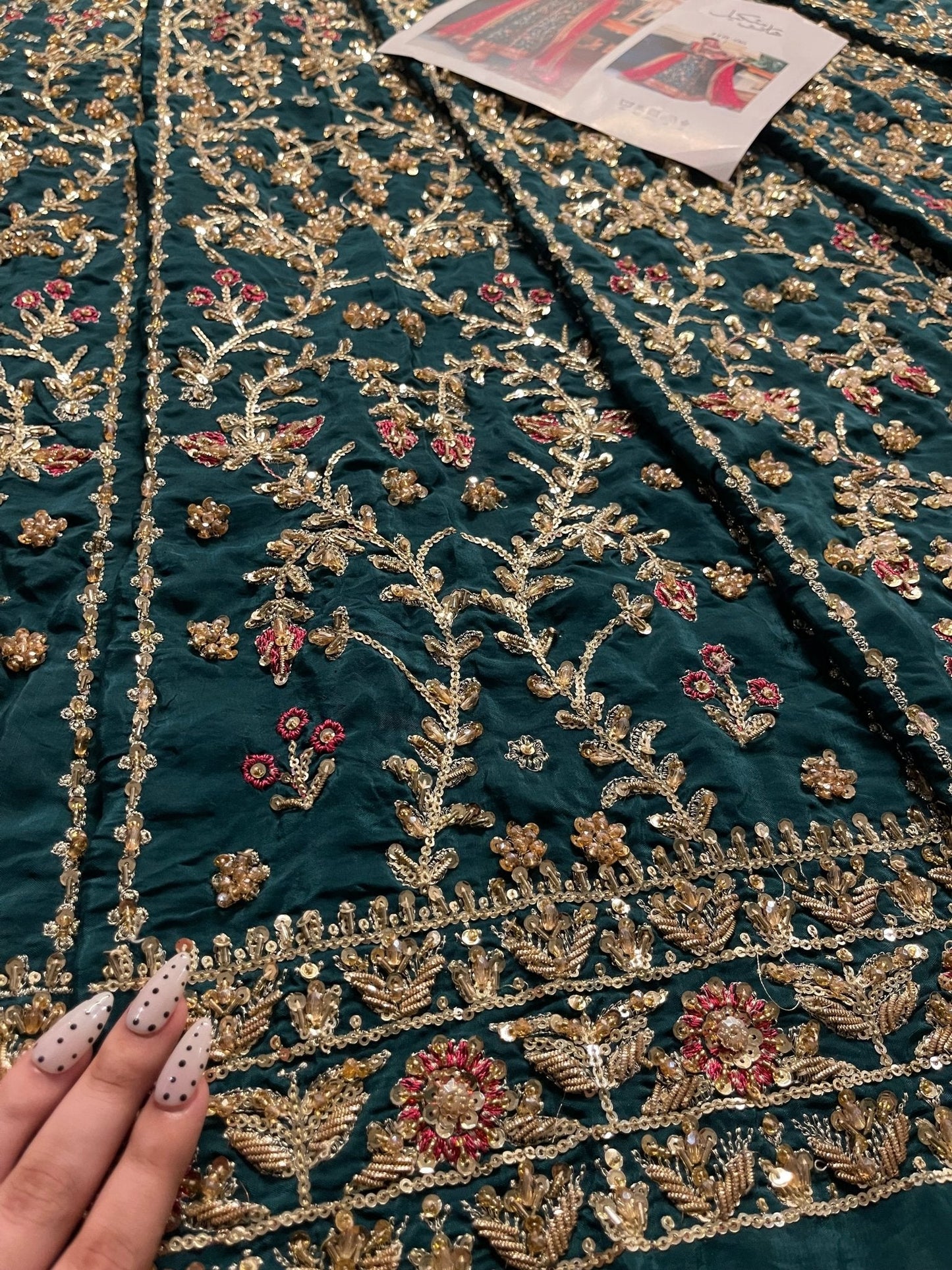 Haris Shakeel – Aimen Style, embroidery and fabric detail 3
