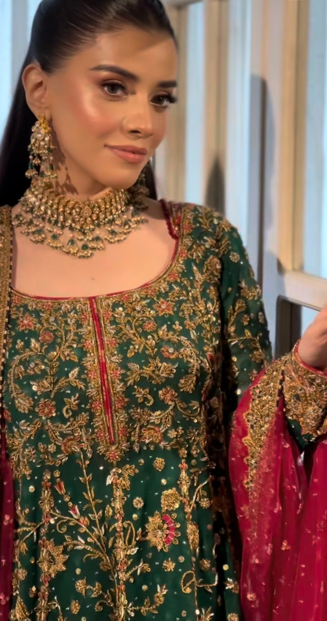Haris Shakeel – Aimen Style, full outfit view 7