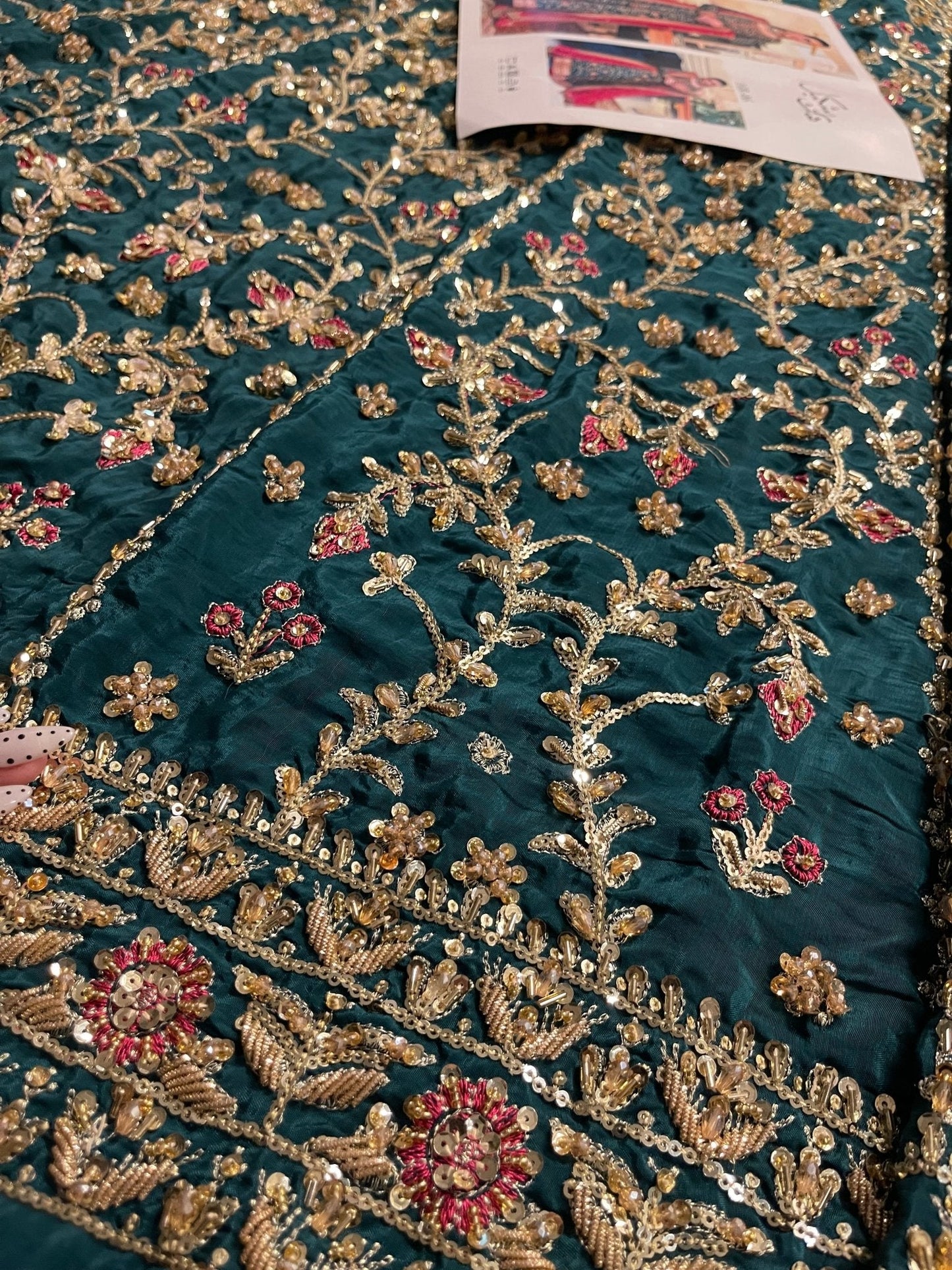 Haris Shakeel – Aimen Style, embroidery and fabric detail 2