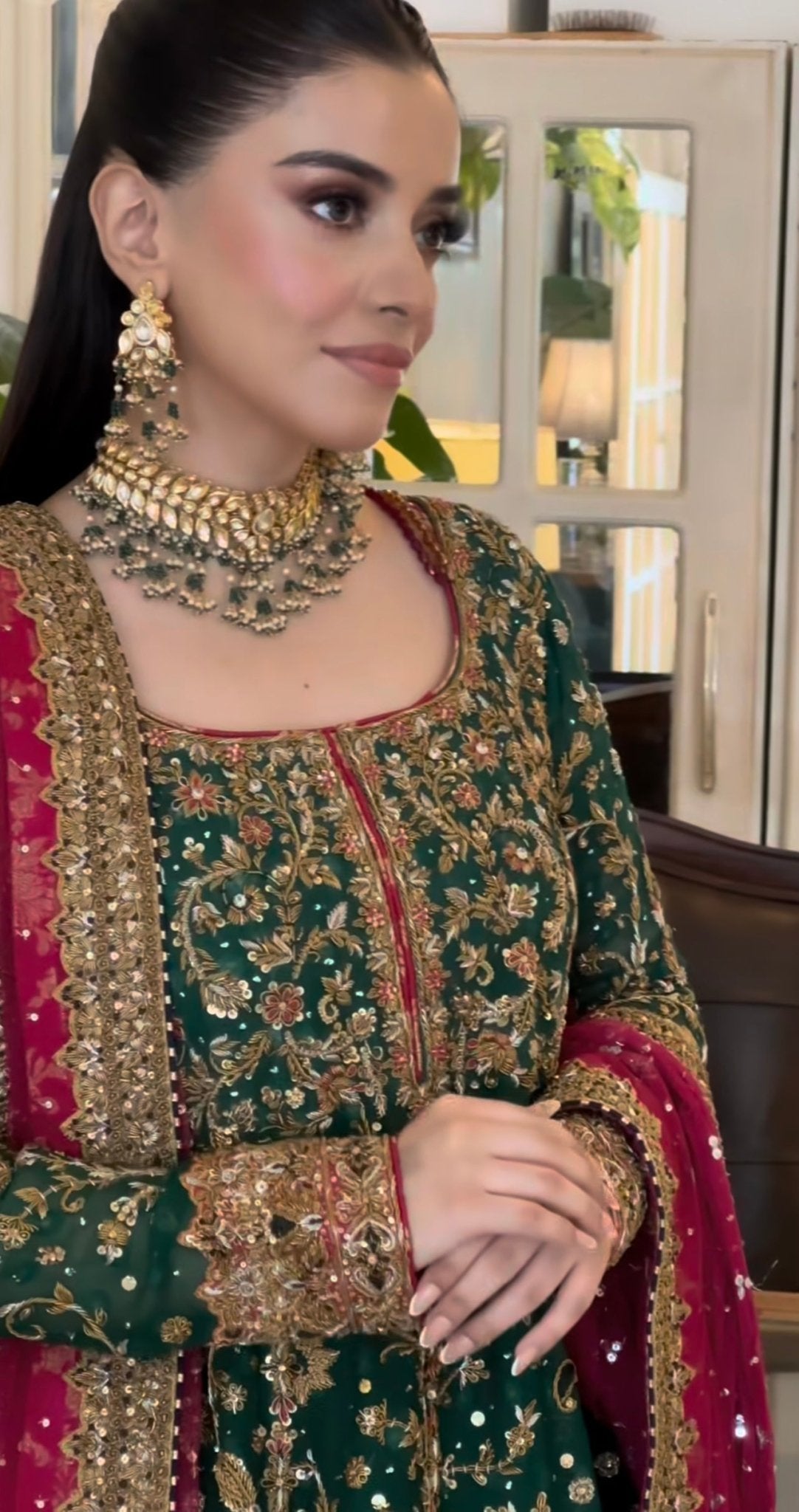 Haris Shakeel – Aimen Style, full outfit view 6
