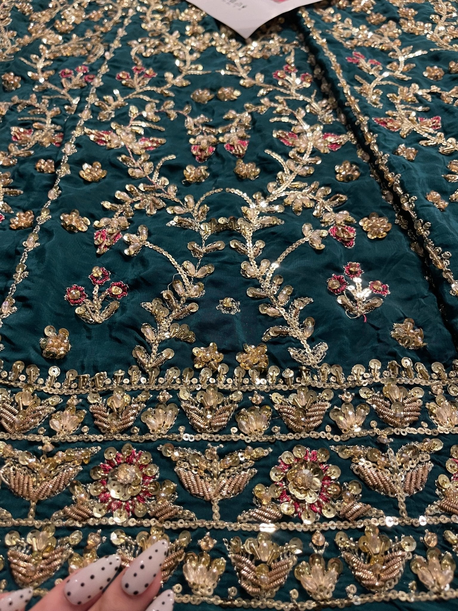 Haris Shakeel – Aimen Style, embroidery and fabric detail 4