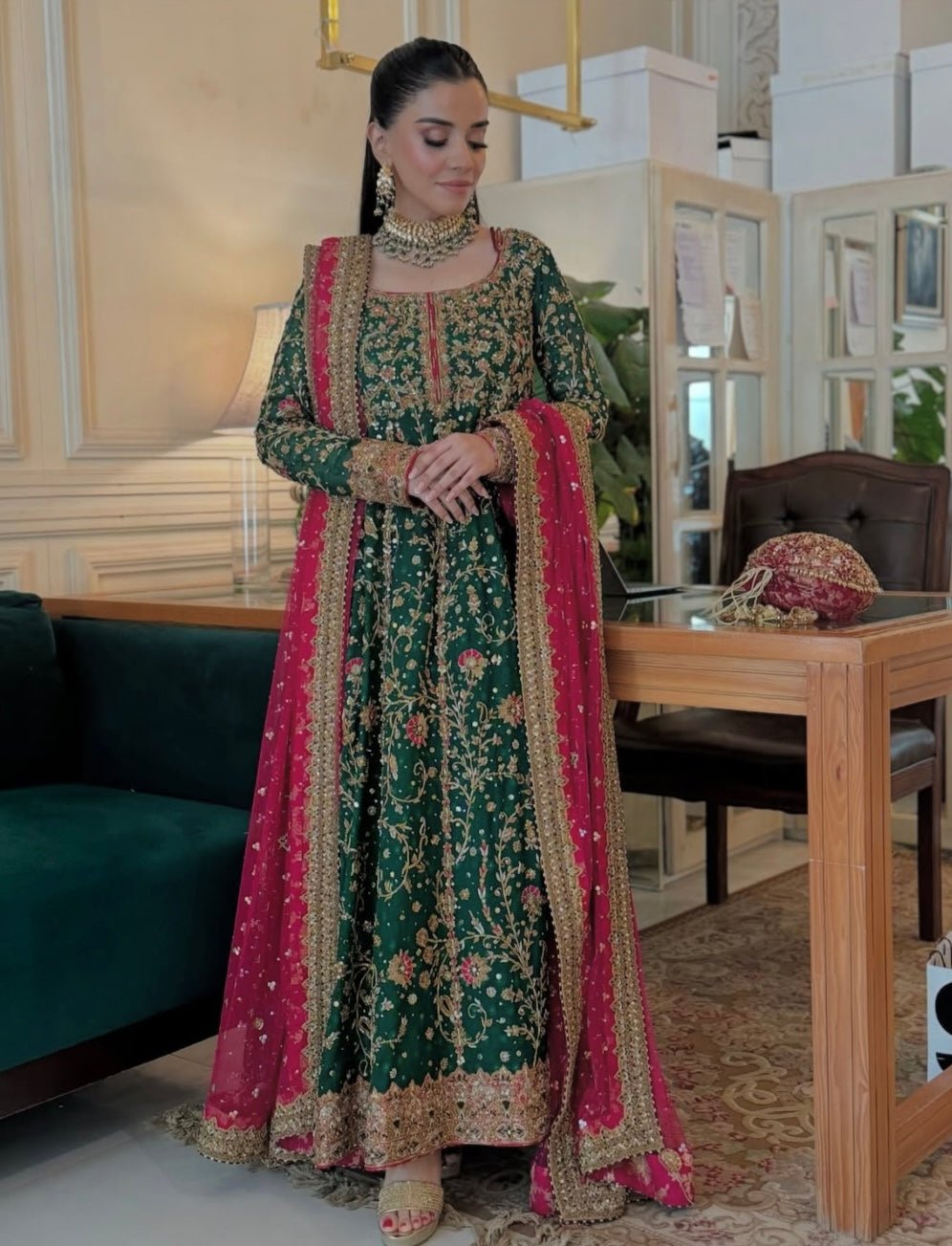 Haris Shakeel – Aimen Style, full outfit view 3