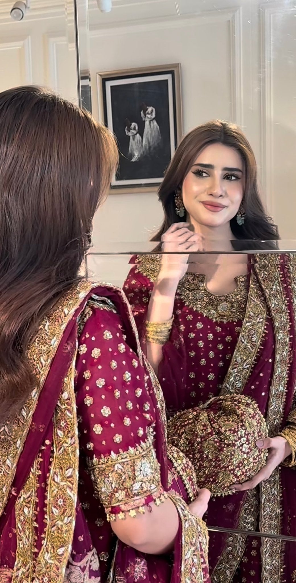 Haris Shakeel – HR 69 Aisha Afridi Style, full outfit view 11