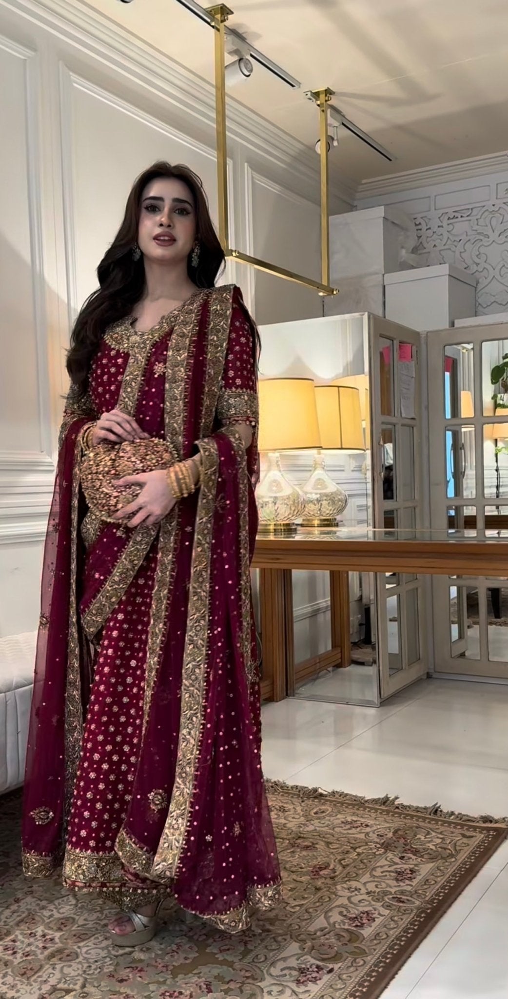 Haris Shakeel – HR 69 Aisha Afridi Style, full outfit view 5