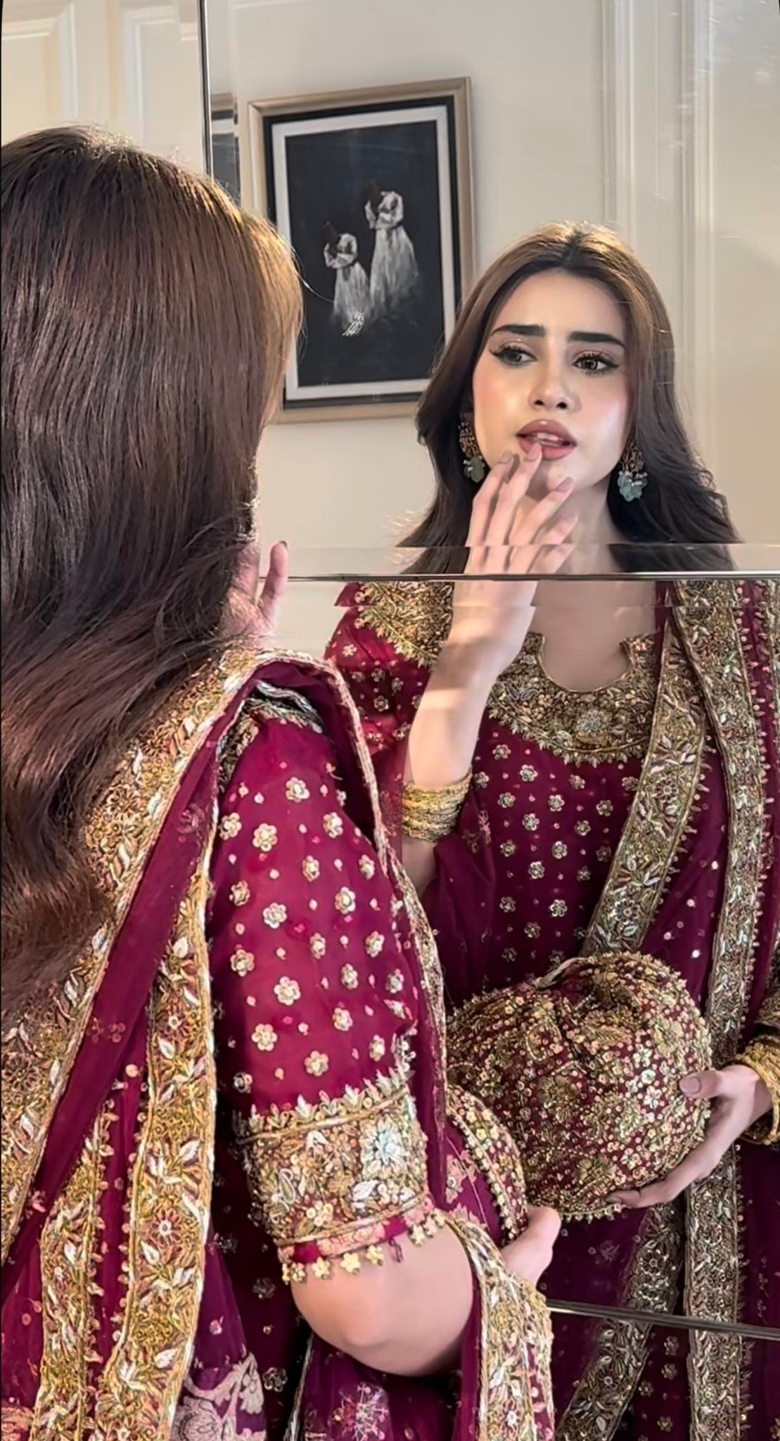 Haris Shakeel – HR 69 Aisha Afridi Style, full outfit view 10