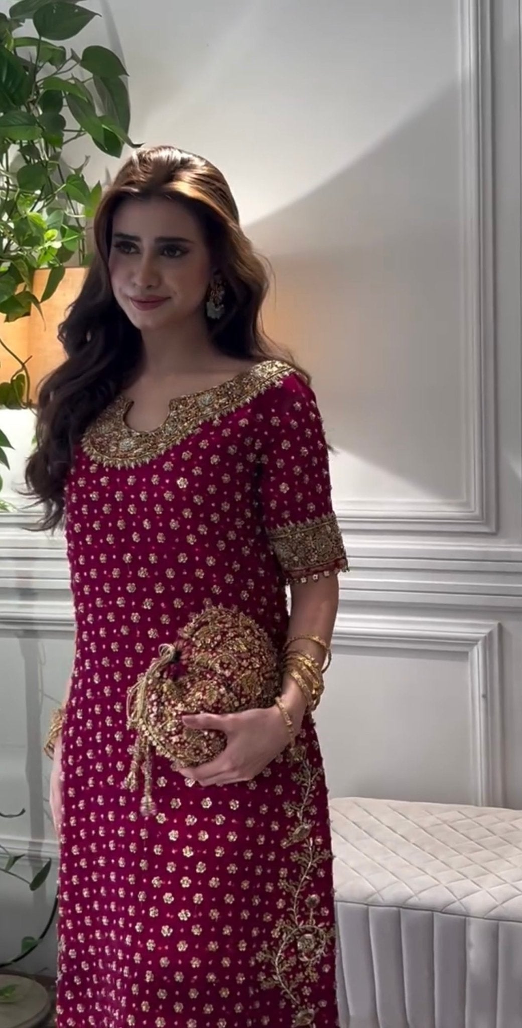 Haris Shakeel – HR 69 Aisha Afridi Style, full outfit view 7