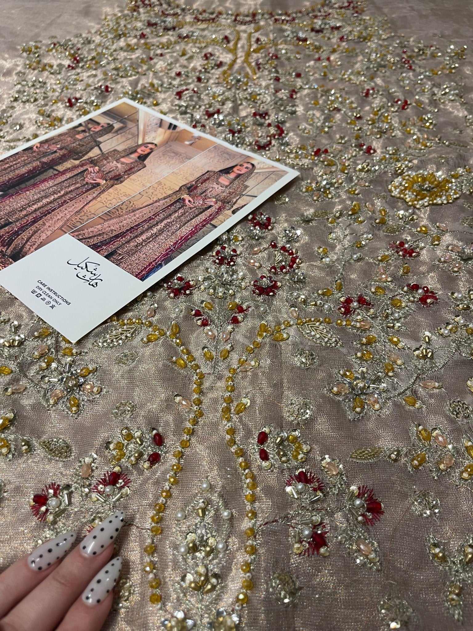 Haris Shakeel – Areeba Style, embroidery and fabric detail 4
