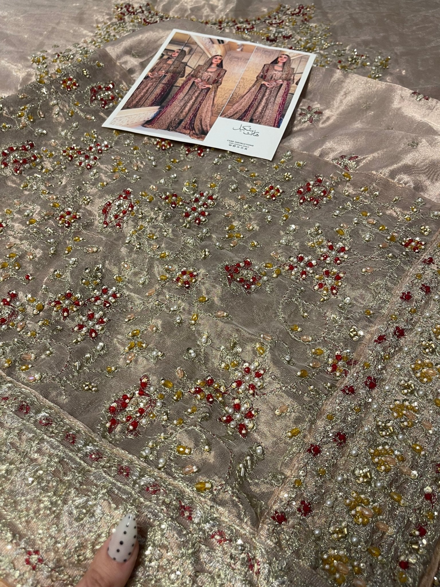 Haris Shakeel – Areeba Style, embroidery and fabric detail 10