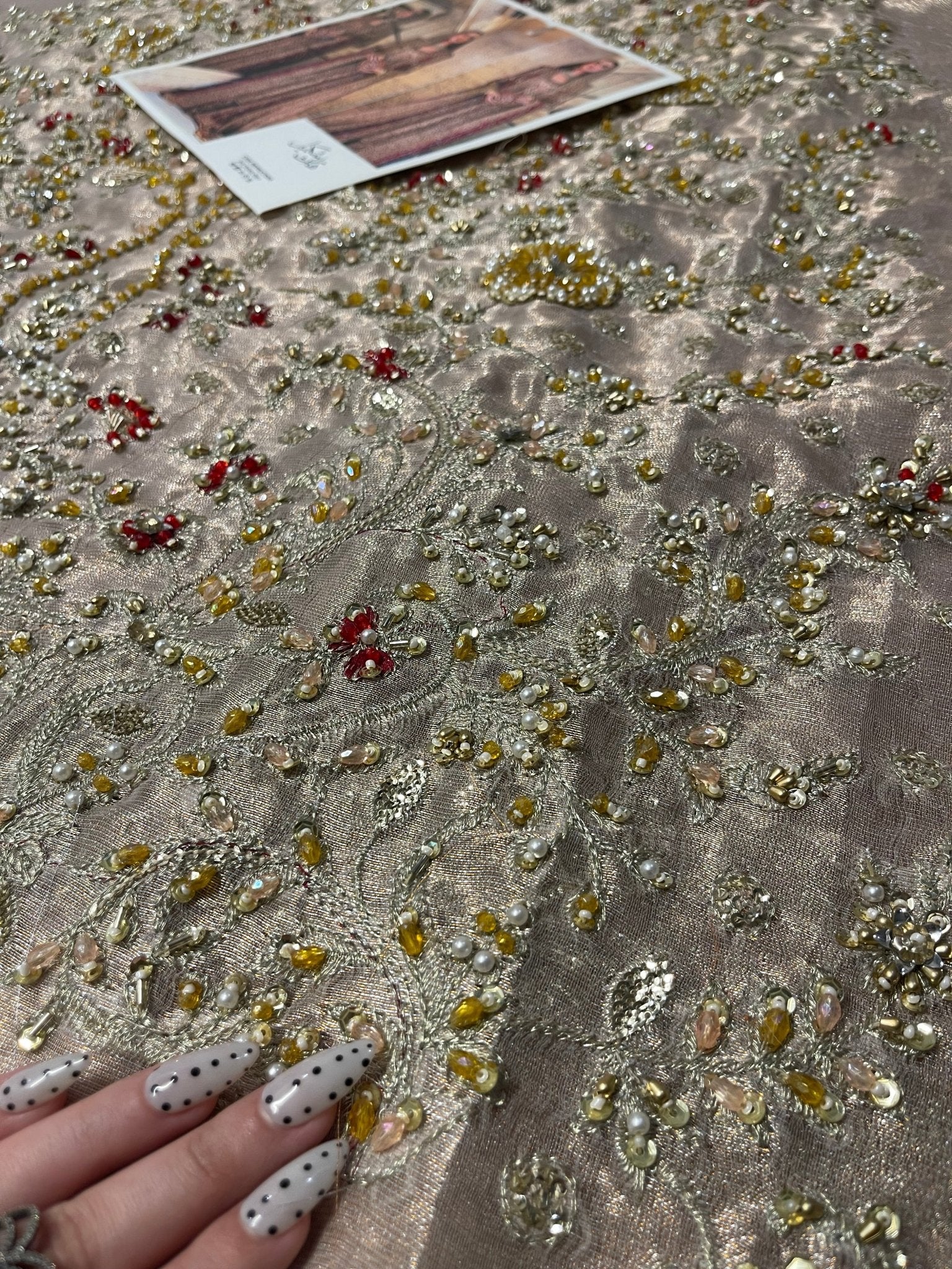 Haris Shakeel – Areeba Style, embroidery and fabric detail 2