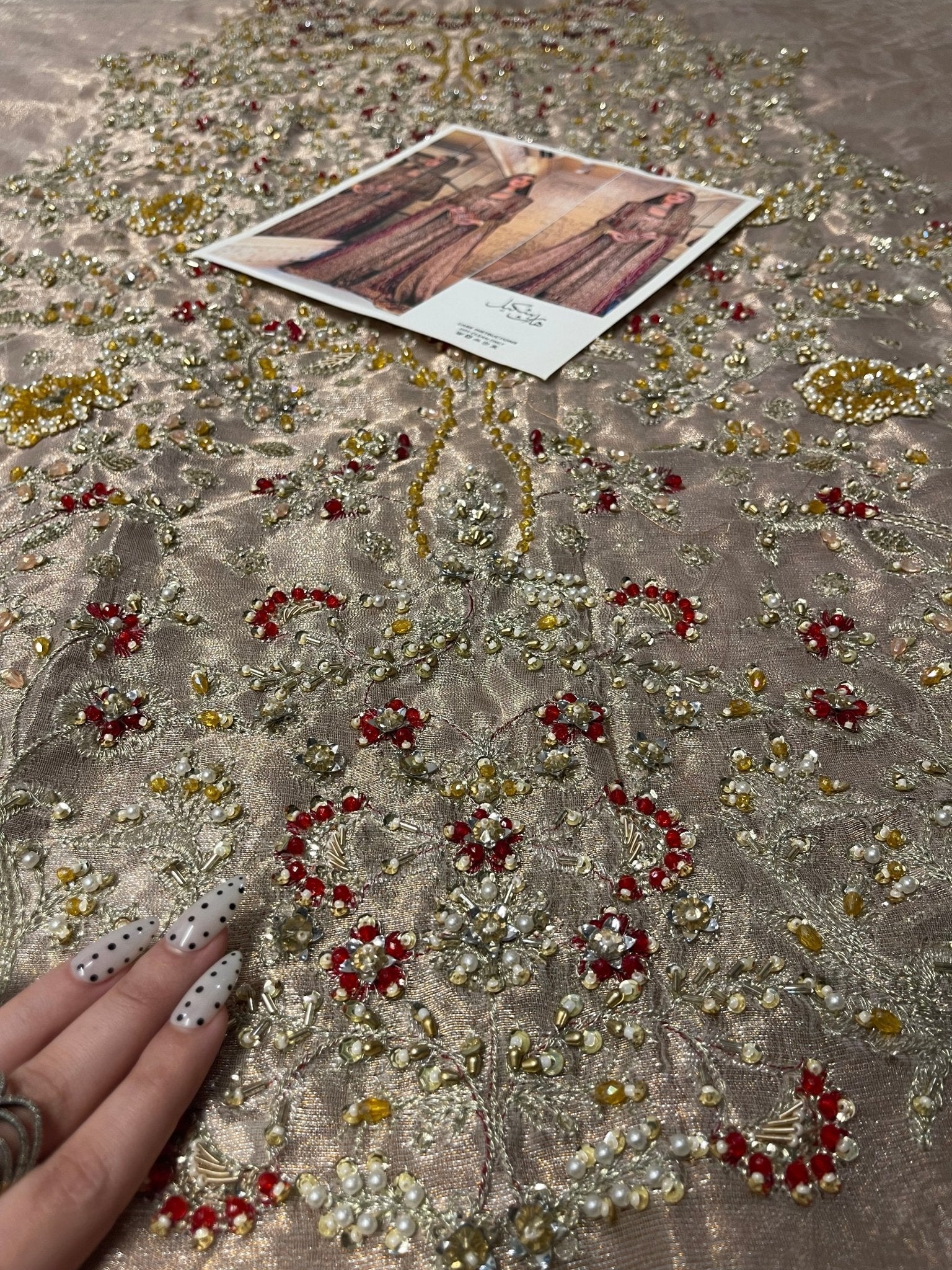 Haris Shakeel – Areeba Style, embroidery and fabric detail 1