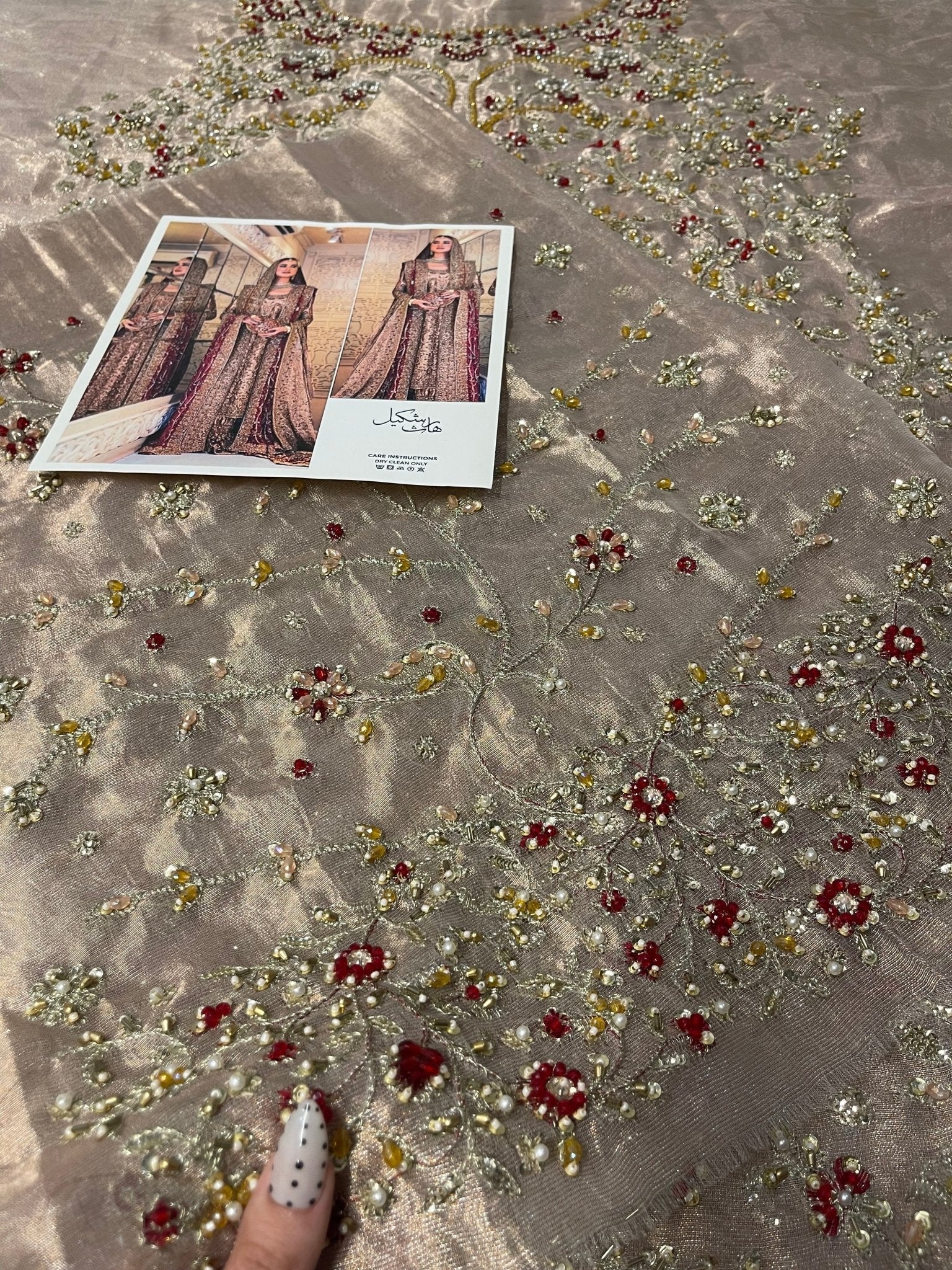 Haris Shakeel – Areeba Style, embroidery and fabric detail 7