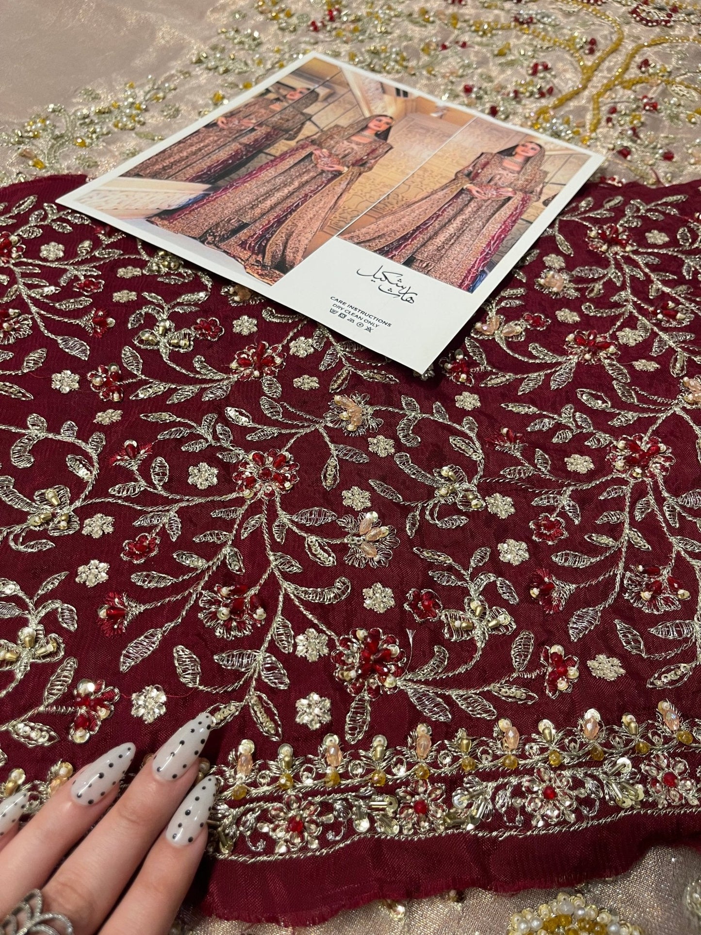 Haris Shakeel – Areeba Style, embroidery and fabric detail 9