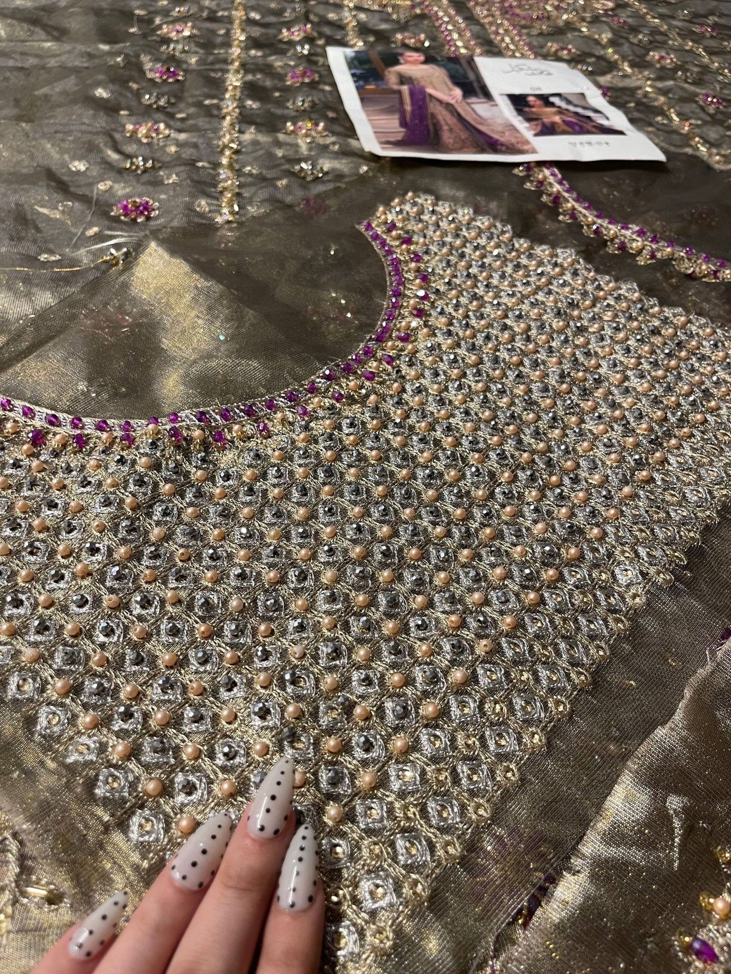 Haris Shakeel – Aroha Style, embroidery and fabric detail 7