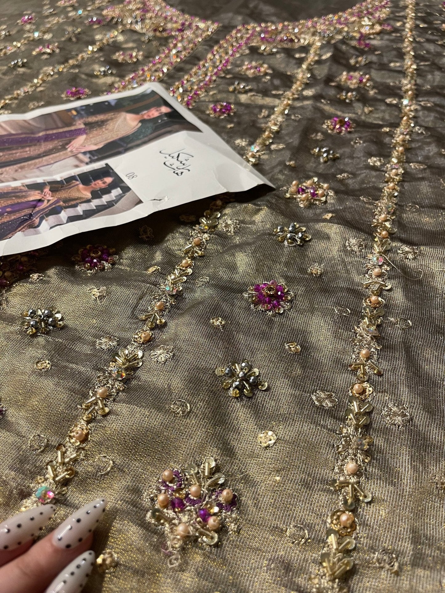 Haris Shakeel – Aroha Style, embroidery and fabric detail 5
