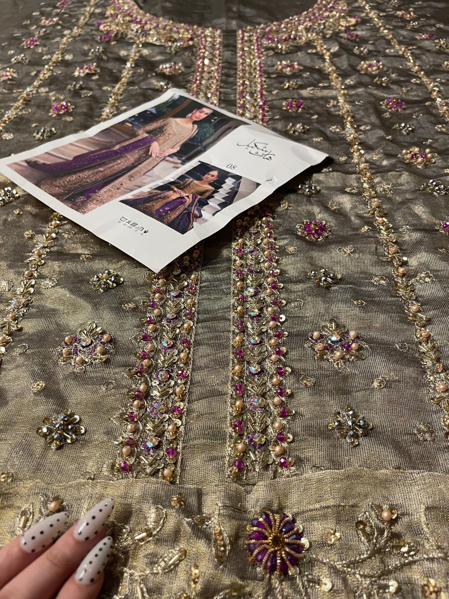 Haris Shakeel – Aroha Style, embroidery and fabric detail 4