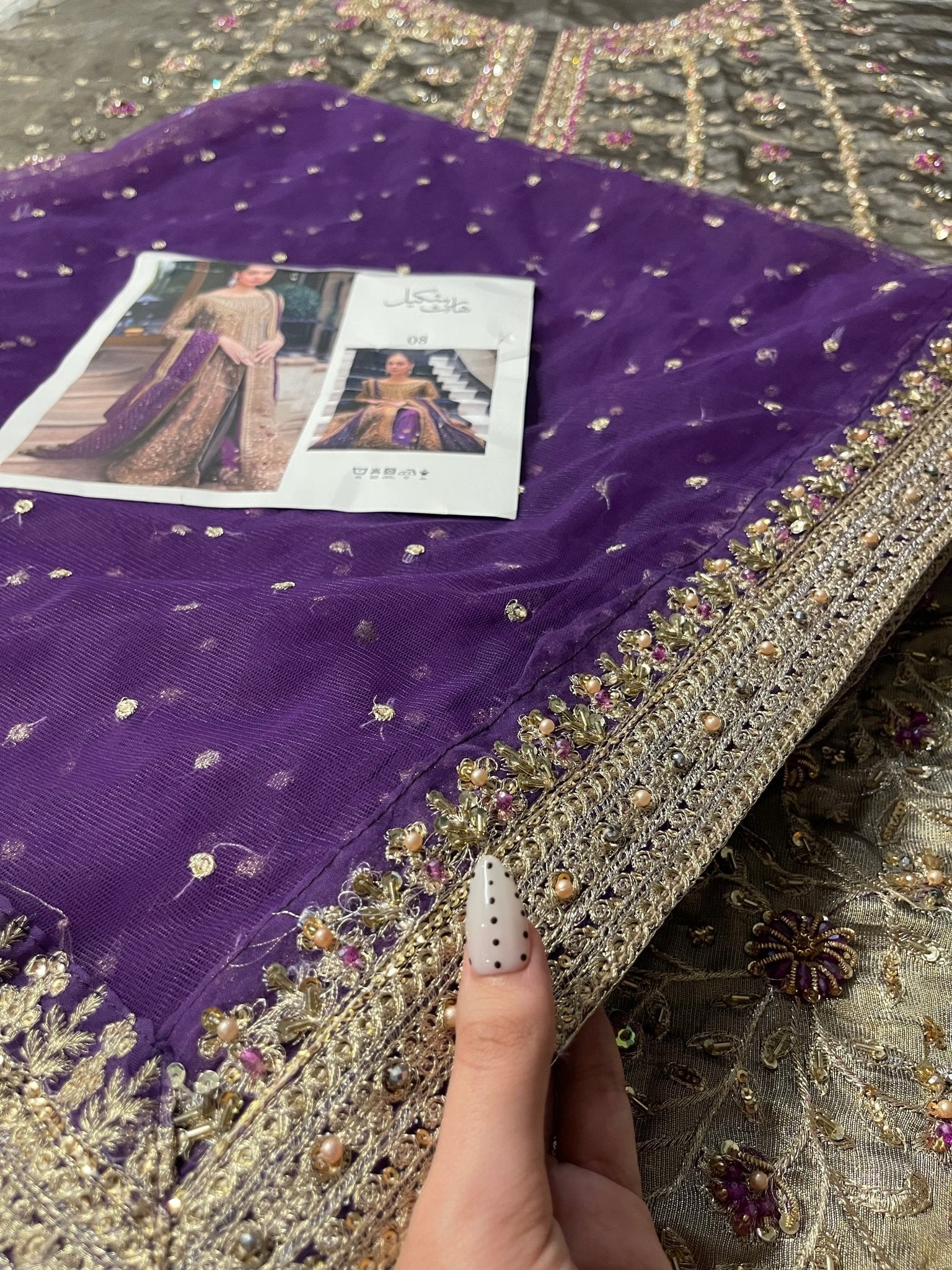 Haris Shakeel – Aroha Style, embroidery and fabric detail 11