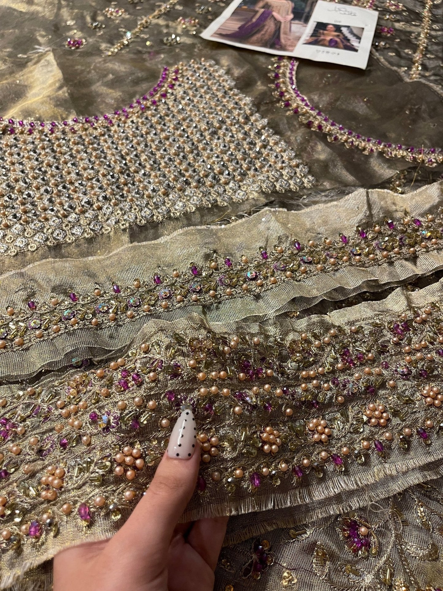 Haris Shakeel – Aroha Style, embroidery and fabric detail 6