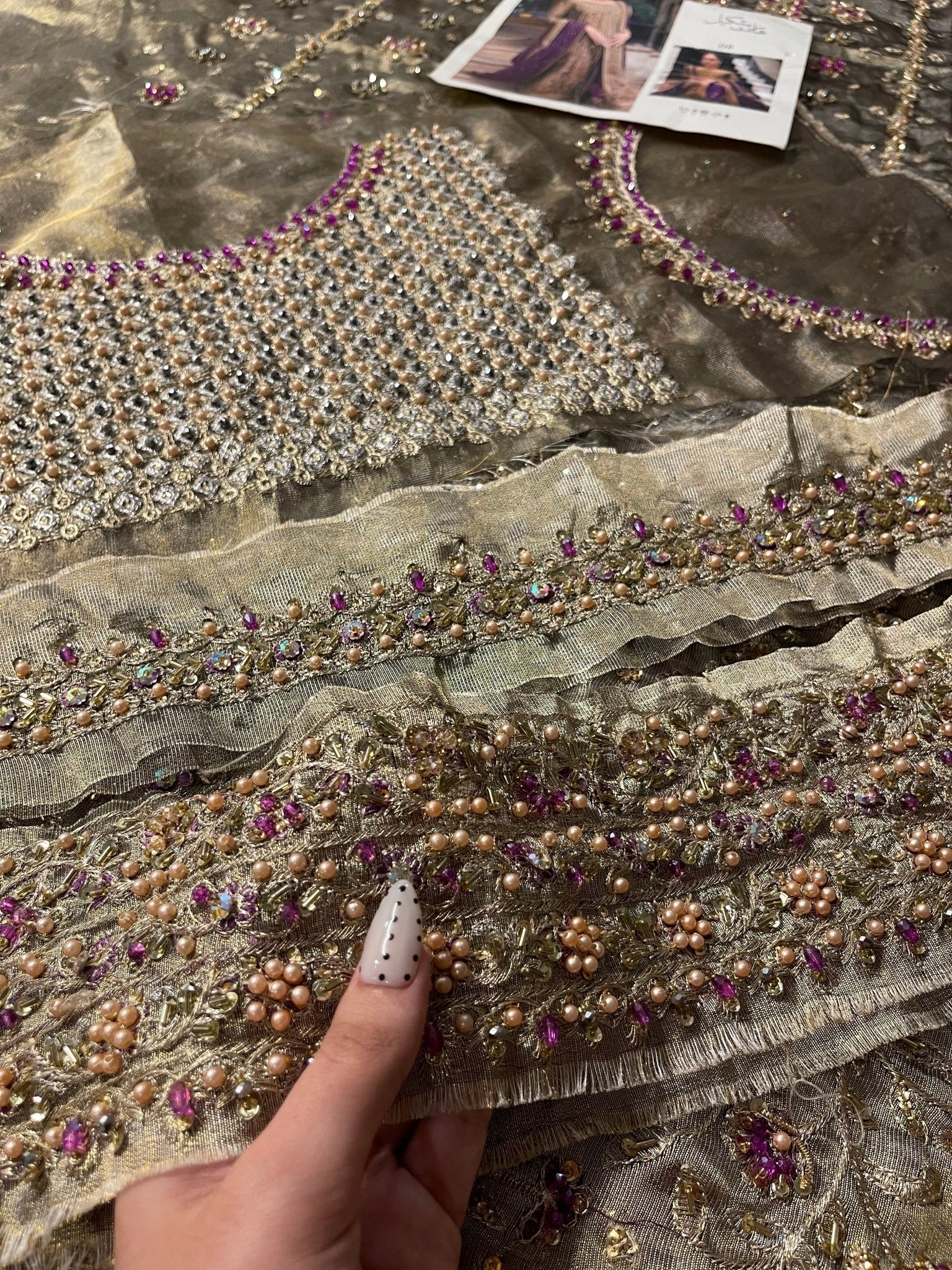 Haris Shakeel – Aroha Style, embroidery and fabric detail 6