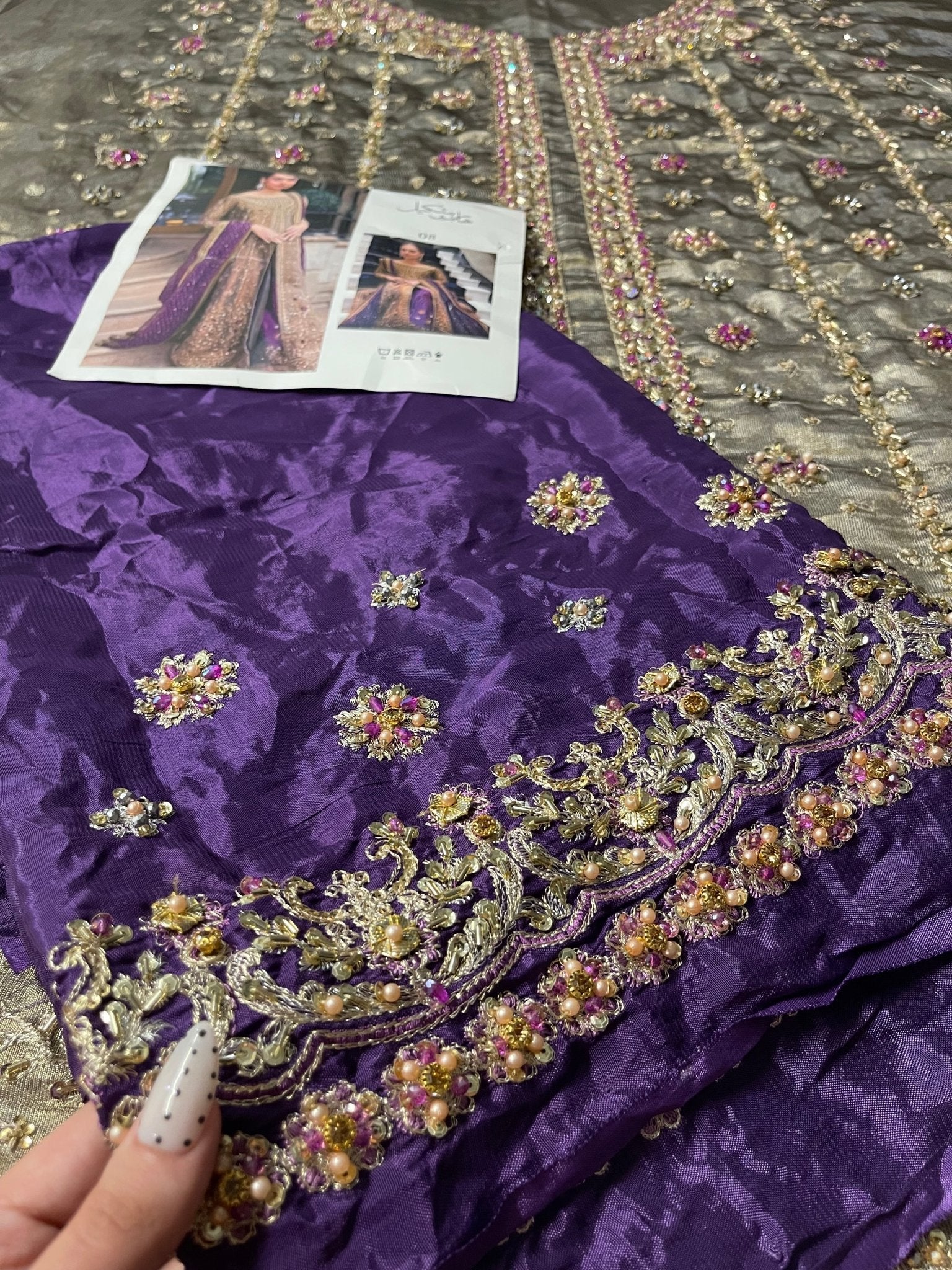 Haris Shakeel – Aroha Style, embroidery and fabric detail 10