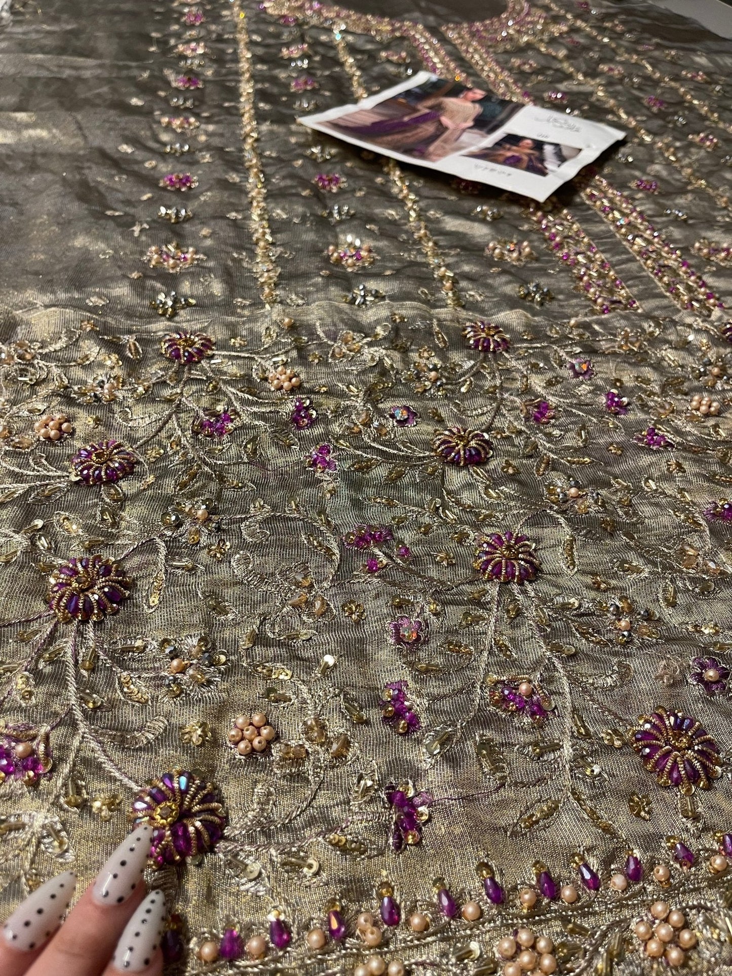 Haris Shakeel – Aroha Style, embroidery and fabric detail 3