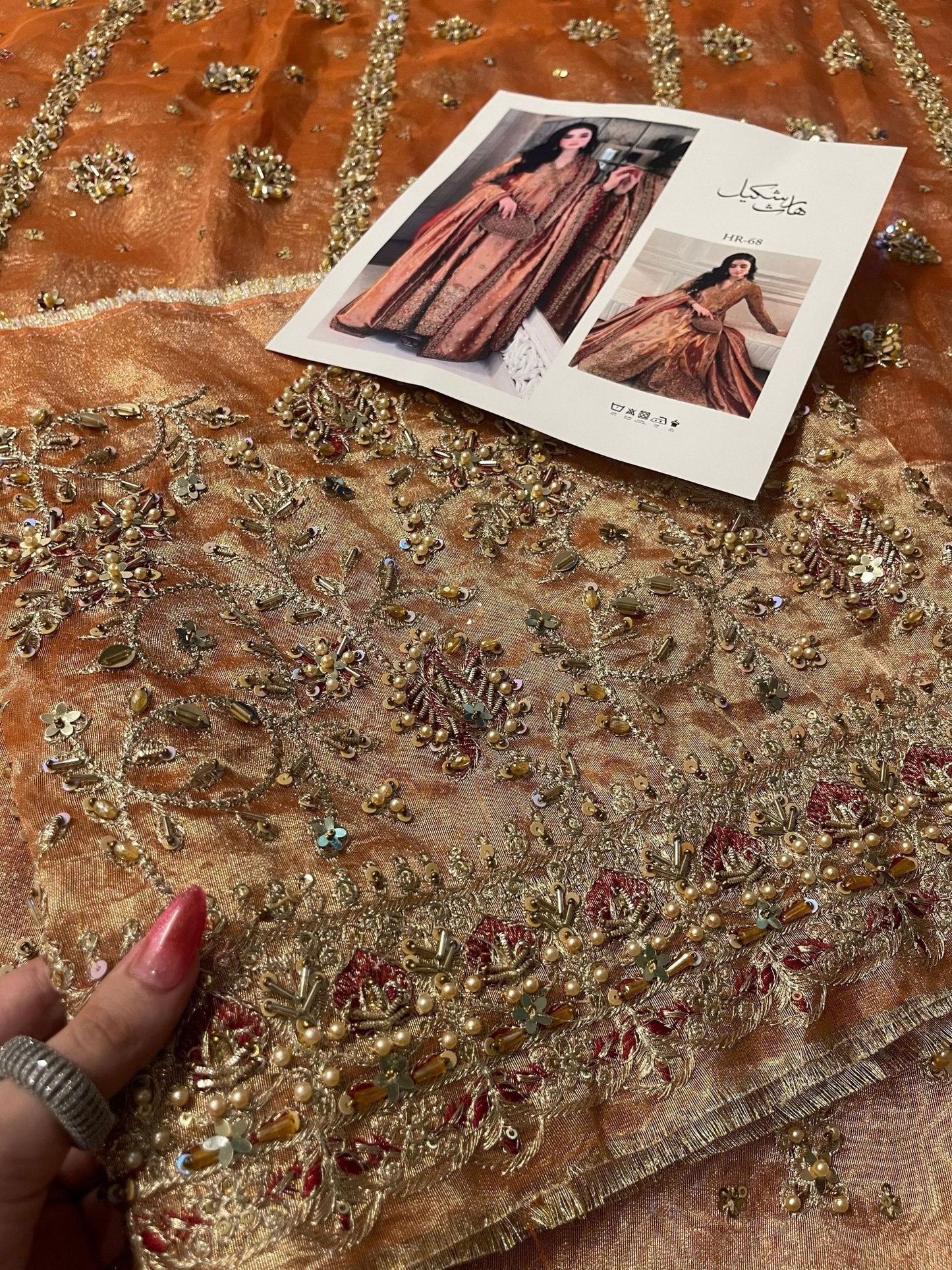Haris Shakeel – Aswad Style, embroidery and fabric detail 5